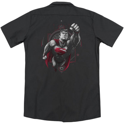 Superman Propaganda Superman(Back Print) Workshirt