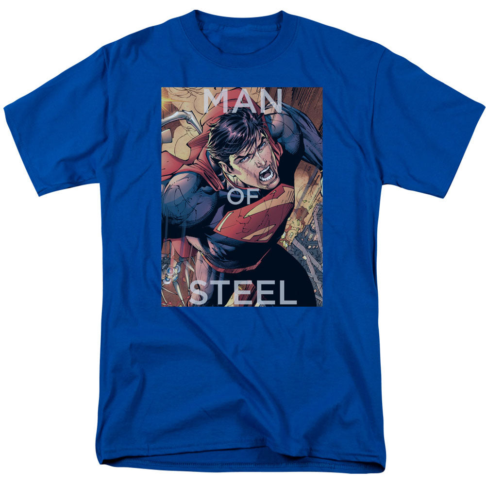 Superman Flight Of Steel Adult T-shirt