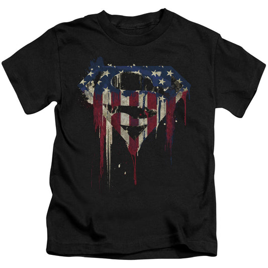 Superman Bleeding Shield Juvenile Childrens T-shirt