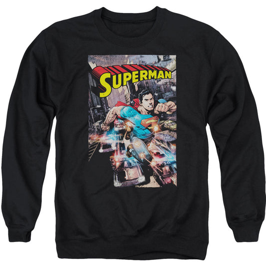 Superman Action One Adult Sweatshirt