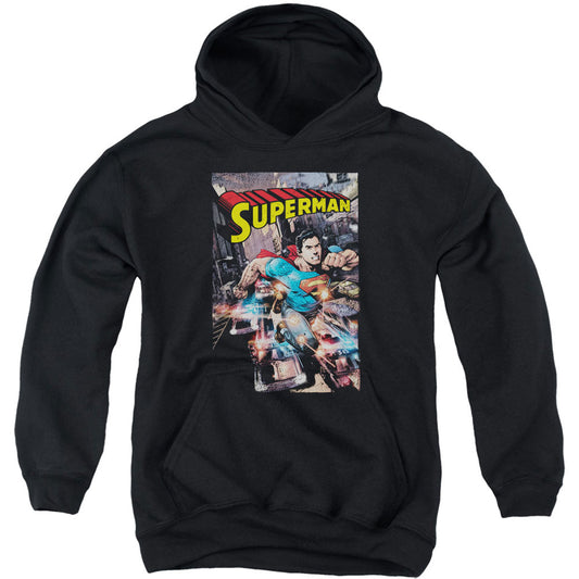 Action One Youth 50% Poly Hooded Sweatshirt