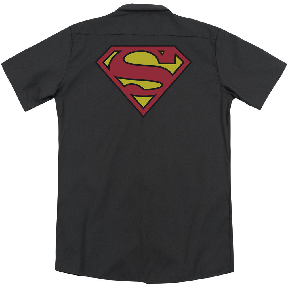 Superman Classic Logo (Back Print) Workshirt