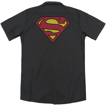 Superman Classic Logo (Back Print) Workshirt