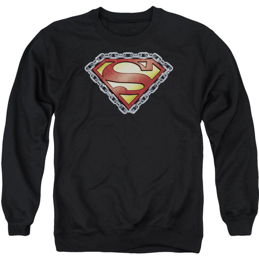 Superman Chained Shield Adult Sweatshirt