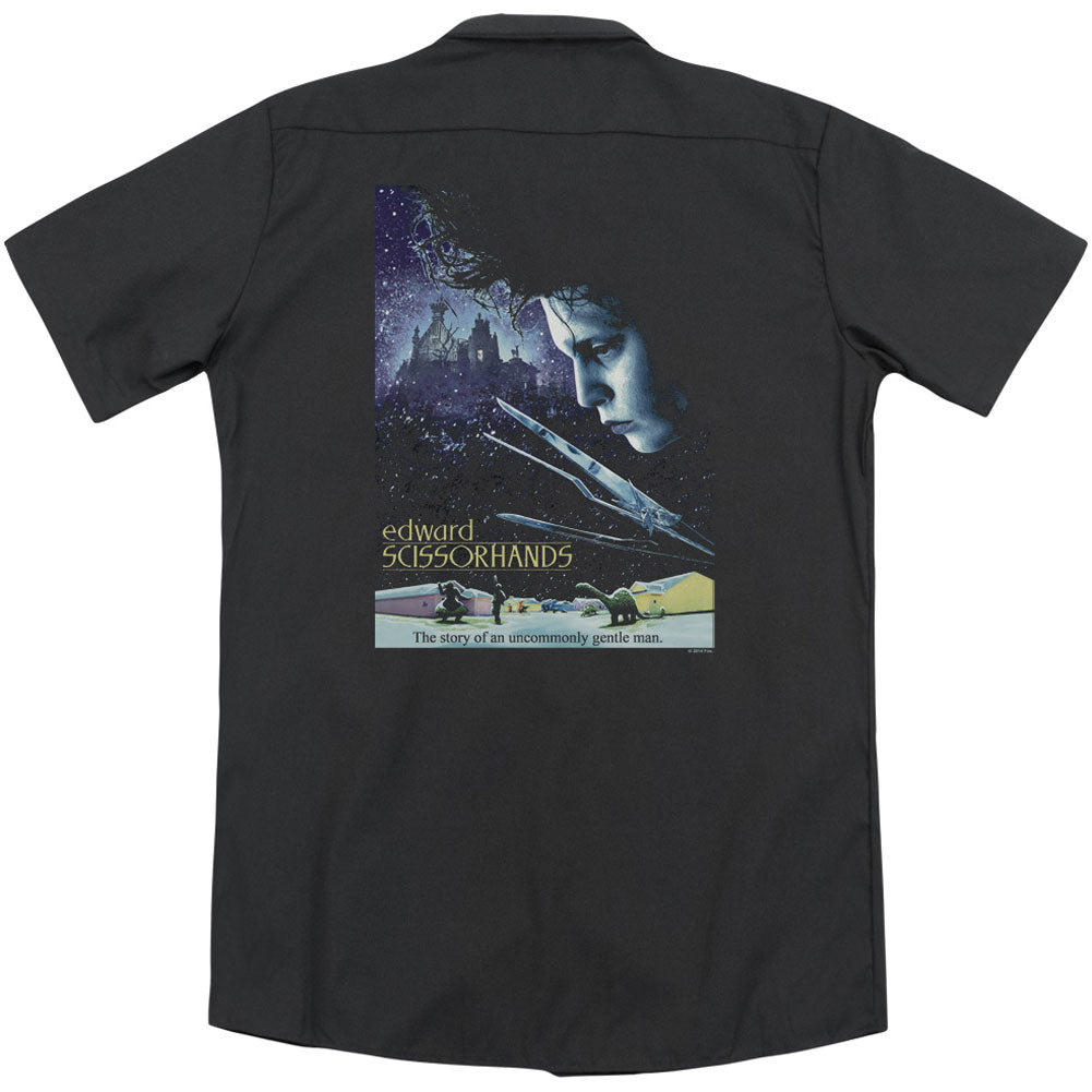 Edward Scissorhands Poster(Back Print) Workshirt
