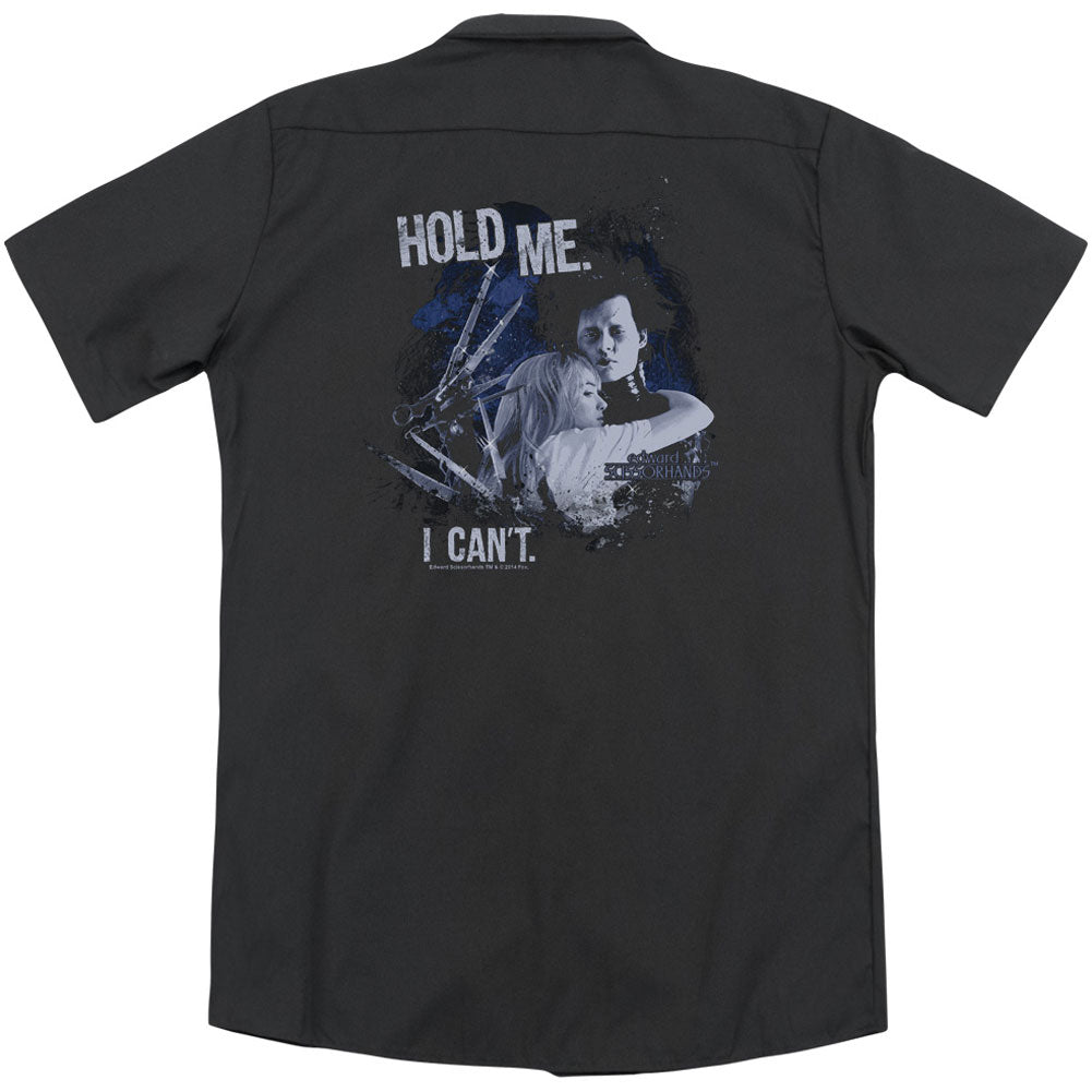Edward Scissorhands Hold Me(Back Print) Workshirt