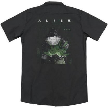 Alien Take A Peak(Back Print) Workshirt