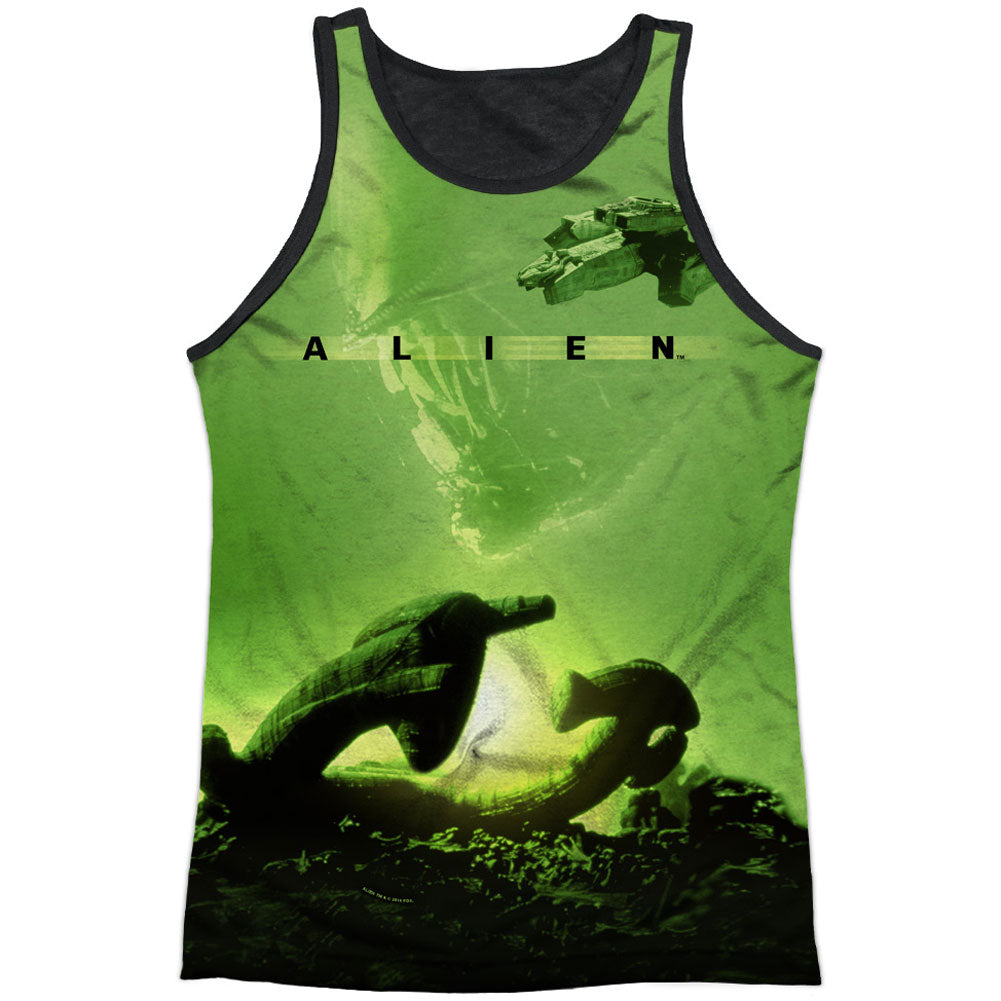 Ship Black Back Mens Tank