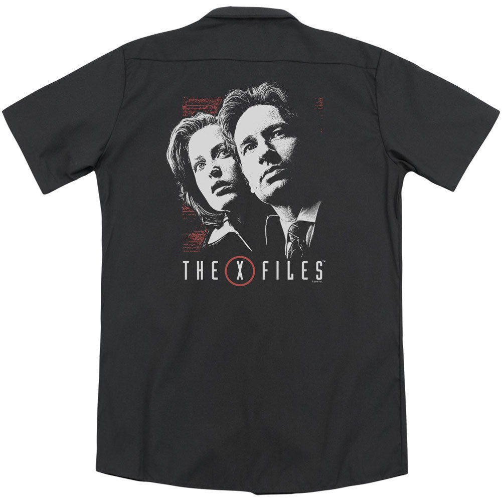 X Files Mulder & Scully(Back Print) Workshirt