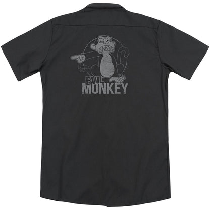 Evil Monkey(Back Print) Workshirt