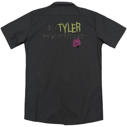 Fight Club In Tyler We Trust(Back Print) Workshirt