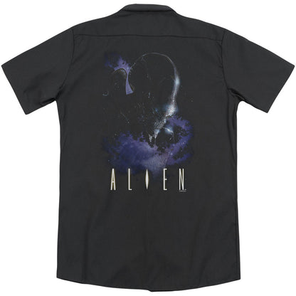 Alien In Space(Back Print) Workshirt