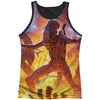 Lightning And Fire Black Back Mens Tank