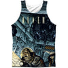 Lurking 100% Poly Front/Back Print Mens Tank