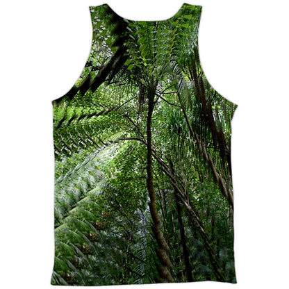 Active Camo 100% Poly Front/Back Print Mens Tank