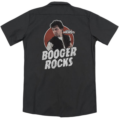 Revenge Of The Nerds Booger Rocks(Back Print) Workshirt