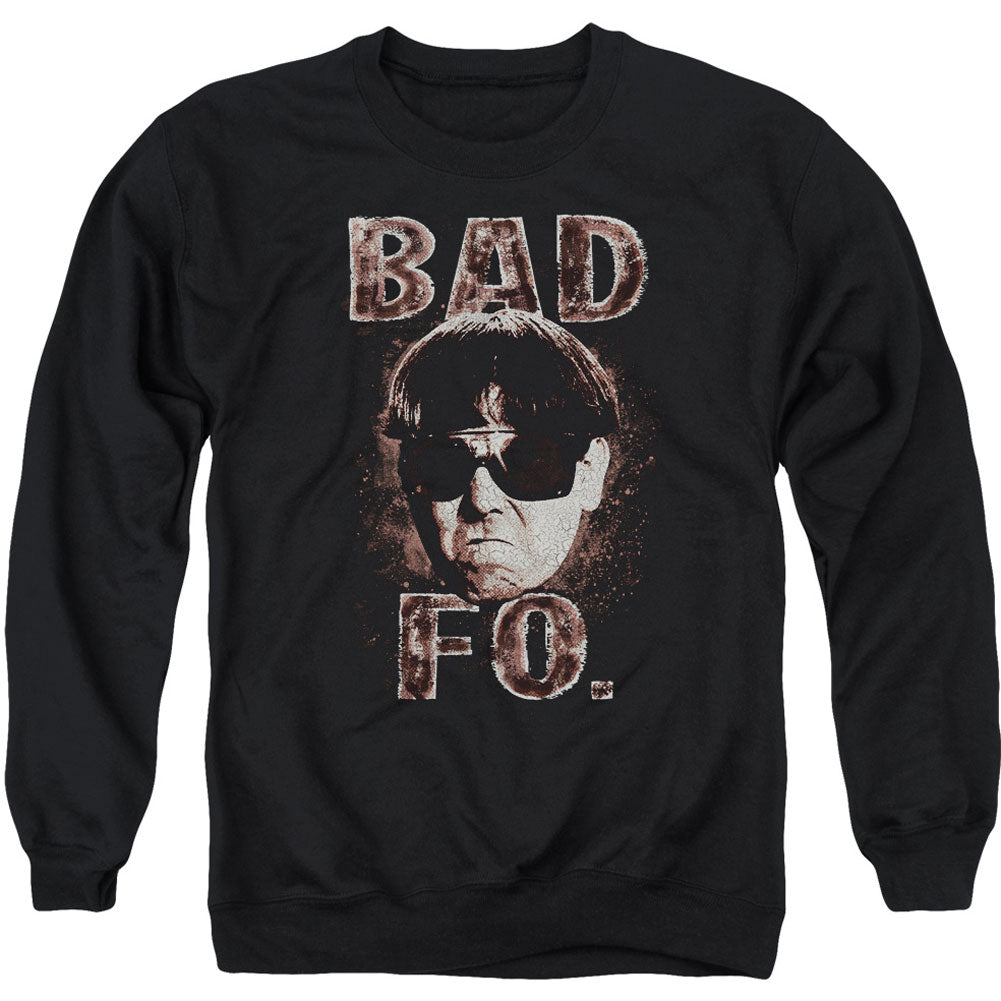 Three Stooges Bad Moe Fo Adult Sweatshirt