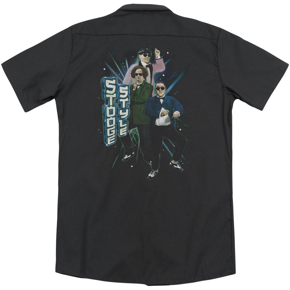 Three Stooges Stooge Style (Back Print) Workshirt