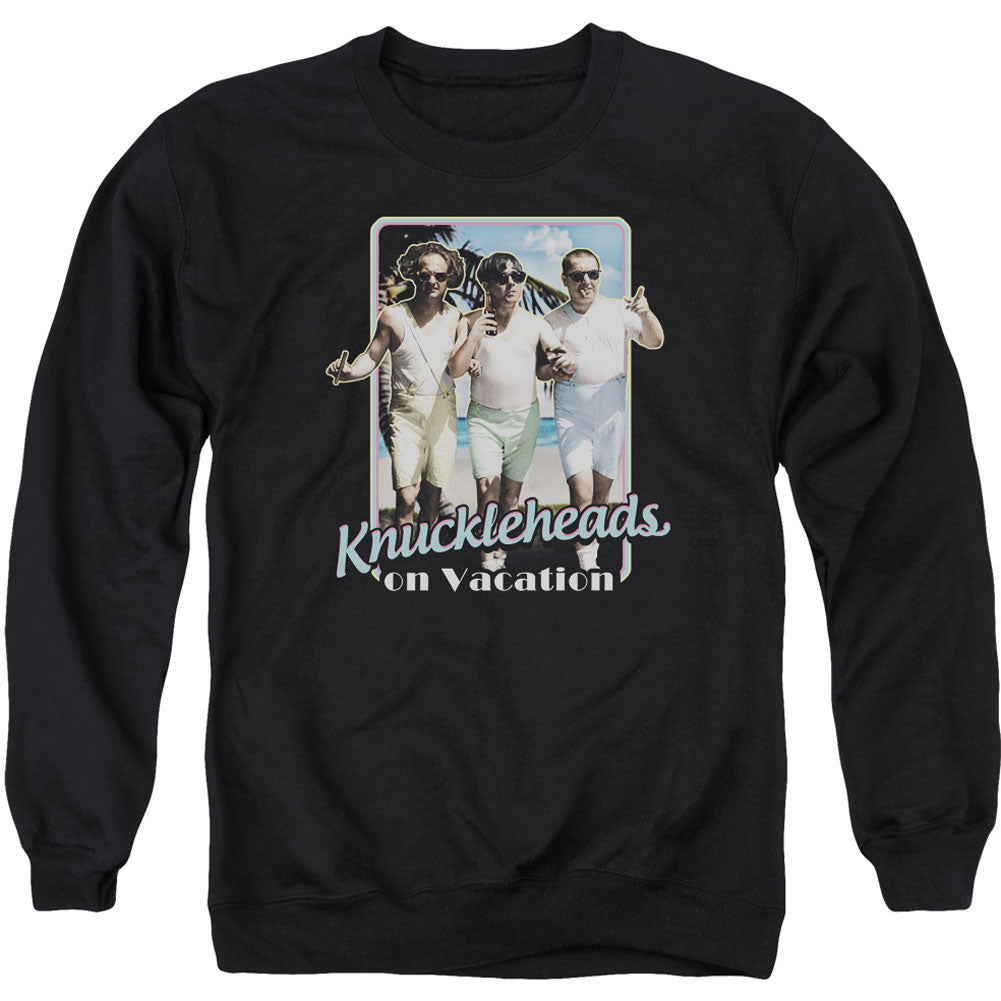 Three Stooges Knucklesheads On Vacation Adult Sweatshirt