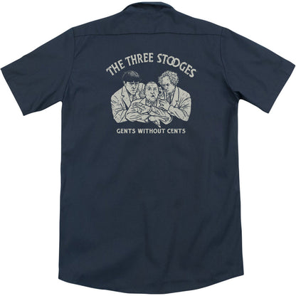 Three Stooges Without Cents (Back Print) Workshirt