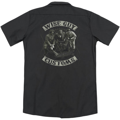 Three Stooges Wise Guy Customs(Back Print) Workshirt