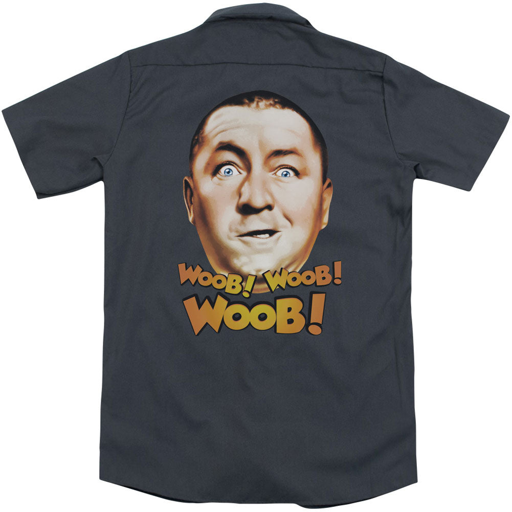 Three Stooges Woob Woob Woob(Back Print) Workshirt