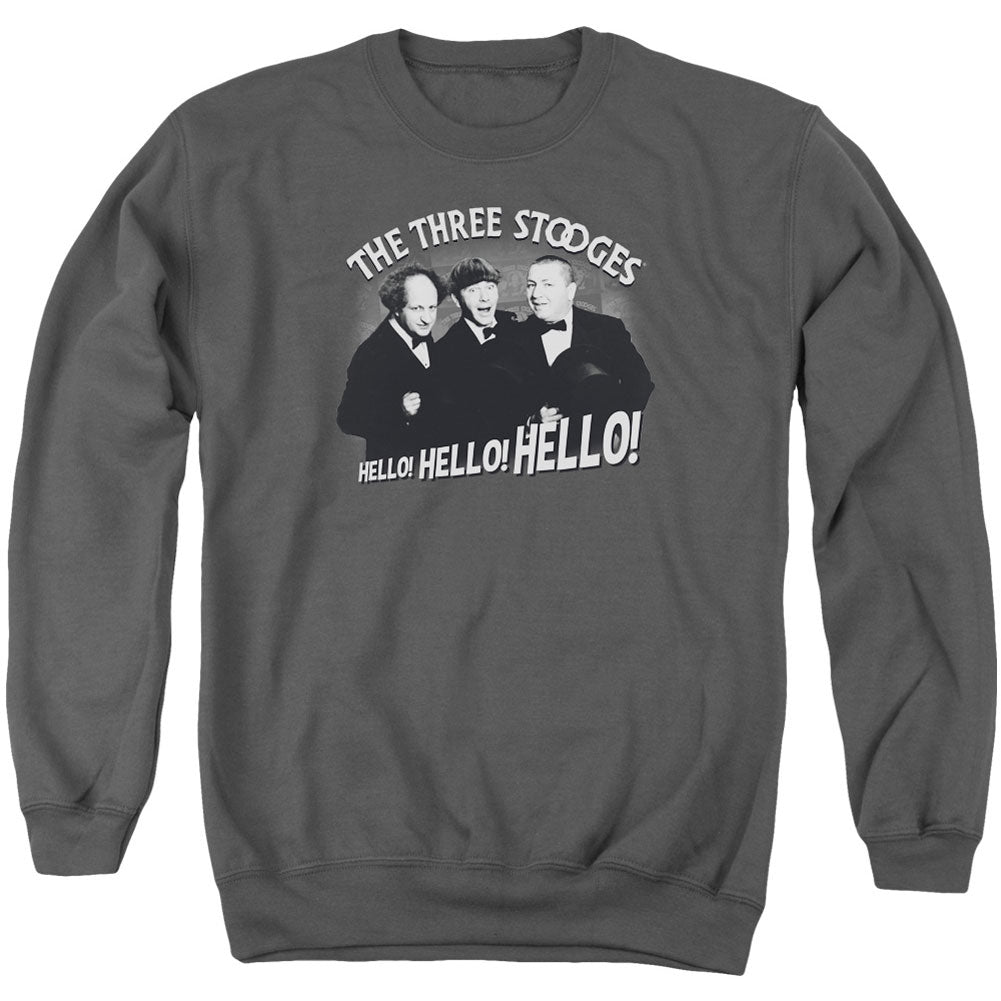 Three Stooges Hello Again Adult Sweatshirt