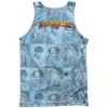 Portraits 100% Poly Front/Back Print Mens Tank