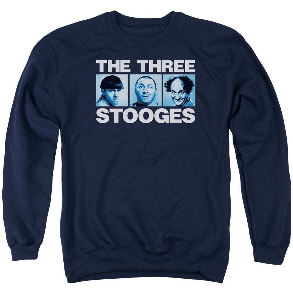 Three Stooges Three Squares Adult Sweatshirt
