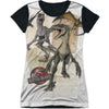 Dino Drawings Sublimation Junior Top