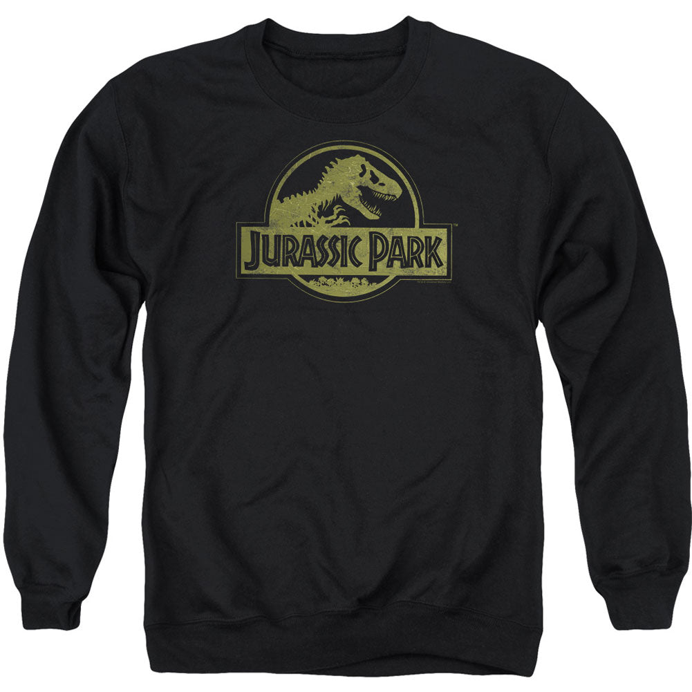 Jurassic Park Distressed Logo Adult Sweatshirt