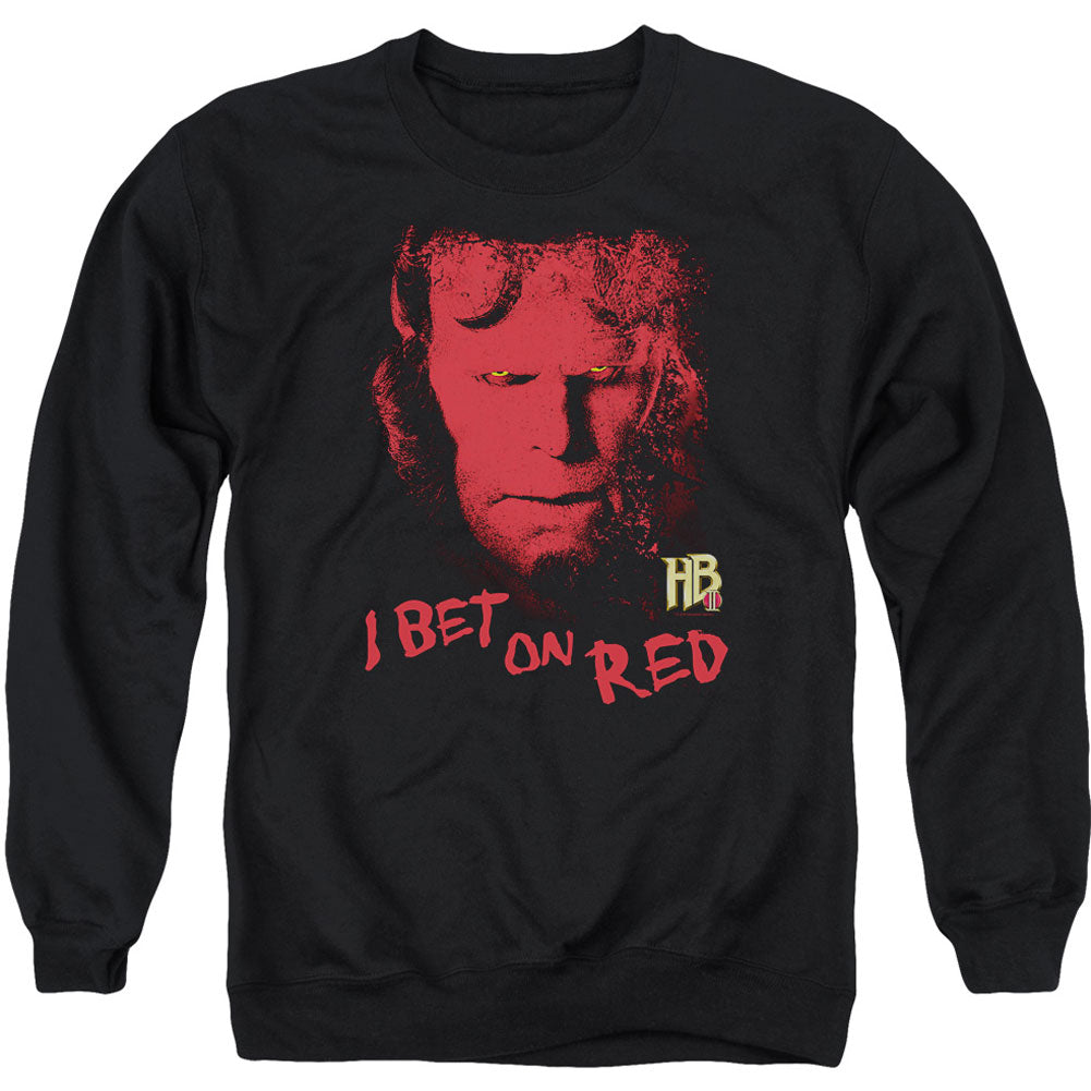 Hellboy I Bet On Red Adult Sweatshirt