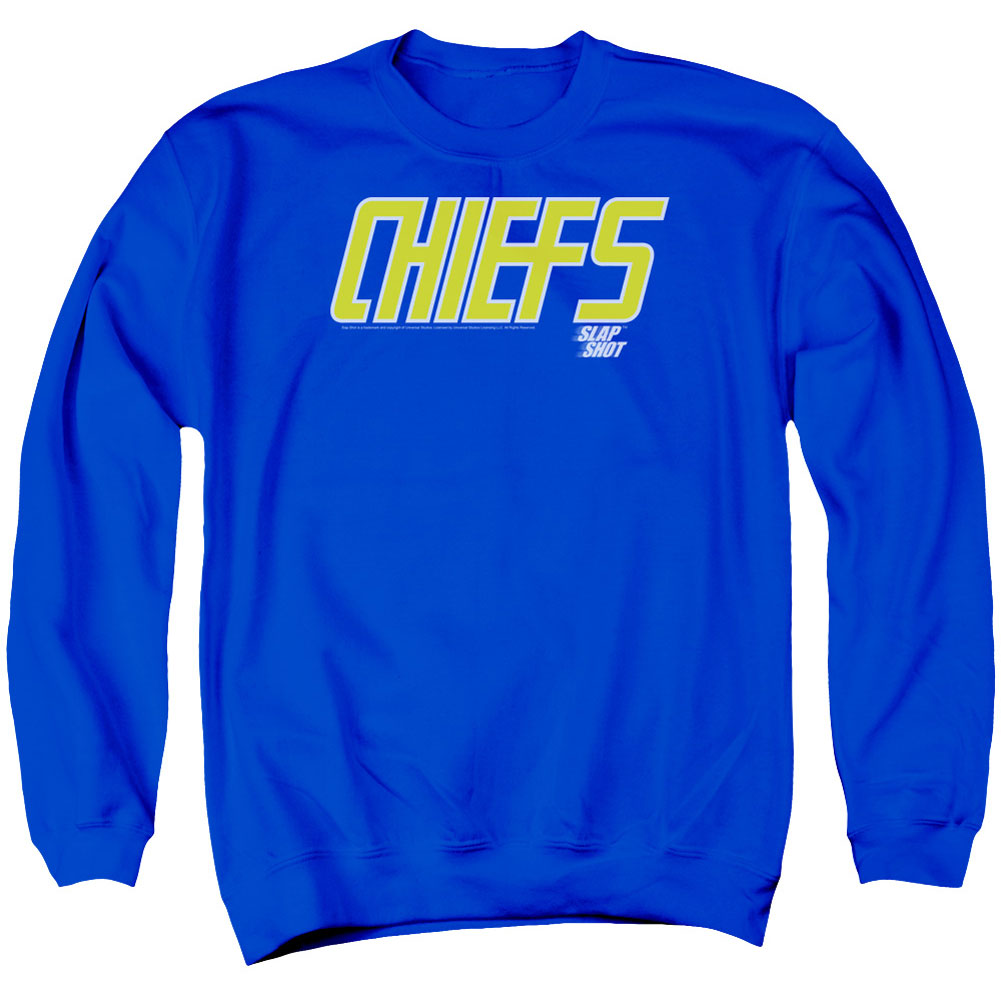 Slap Shot Chiefs Logo Adult Sweatshirt