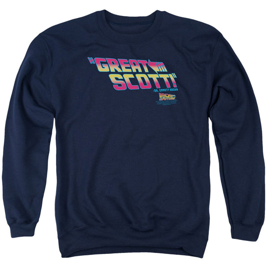 Back To The Future Great Scott Adult Sweatshirt