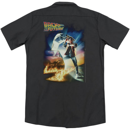 Back To The Future Poster (Back Print) Workshirt