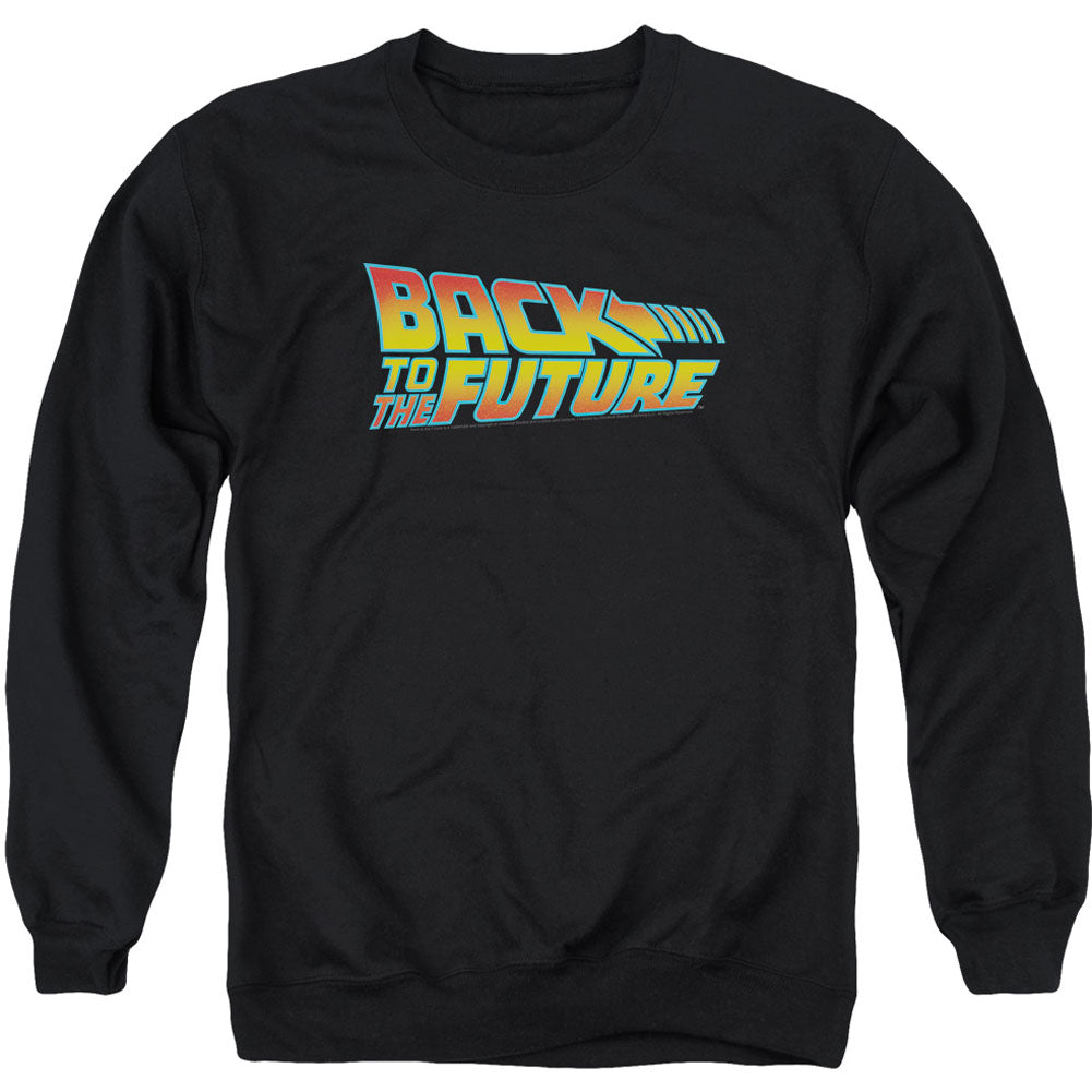 Back To The Future Logo Adult Sweatshirt