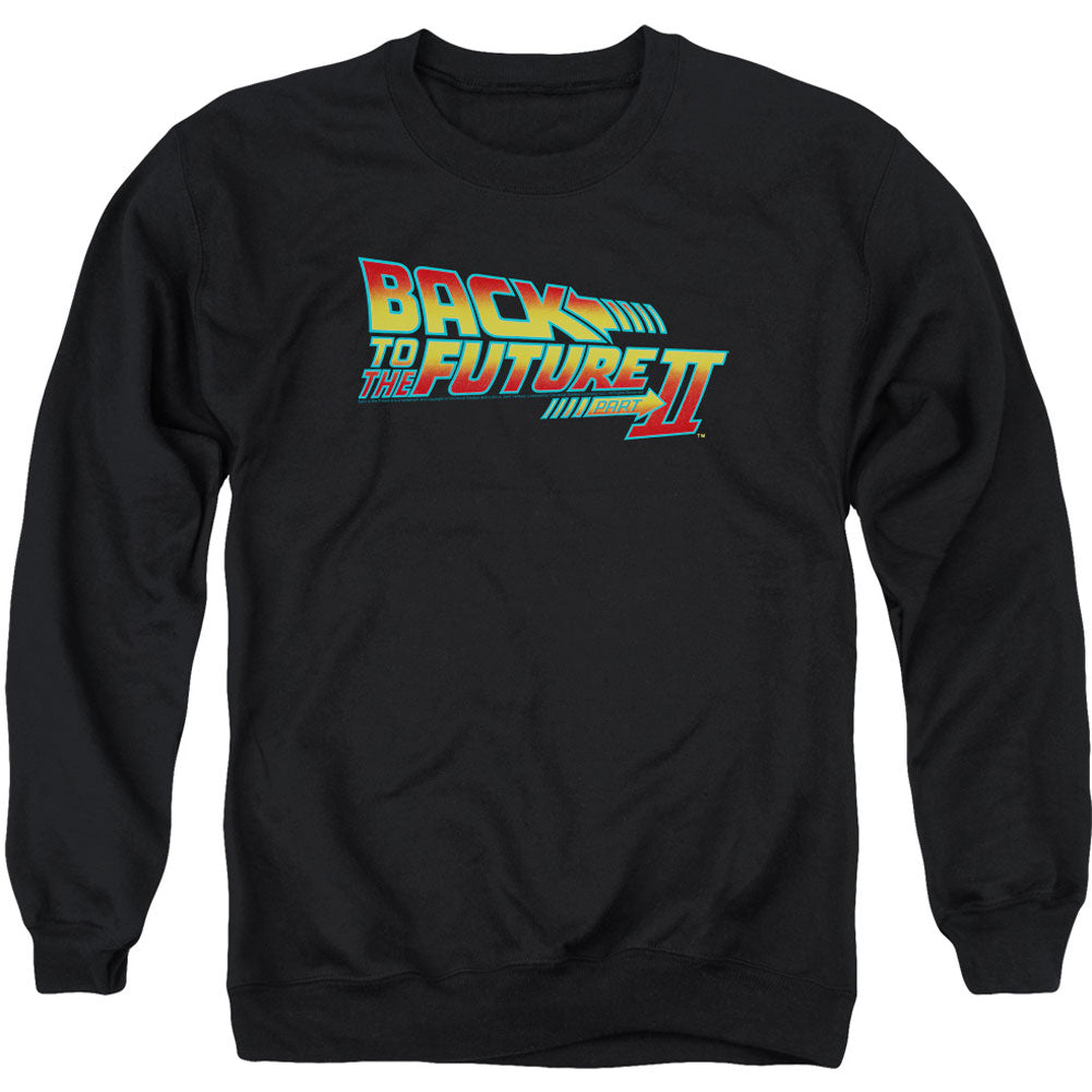 Back To The Future Logo Adult Sweatshirt