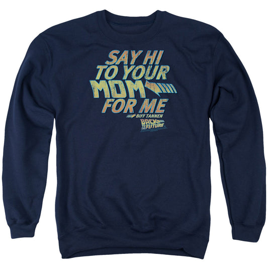 Back To The Future Say Hi Adult Sweatshirt