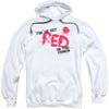 Red On You Adult 25% Poly Hooded Sweatshirt