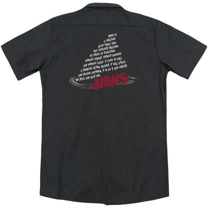 Jaws Dorsal Text (Back Print) Workshirt