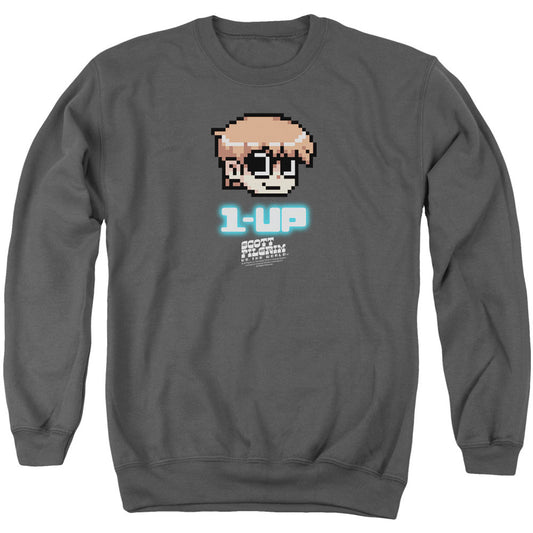 Scott Pilgrim 1 Up Adult Sweatshirt