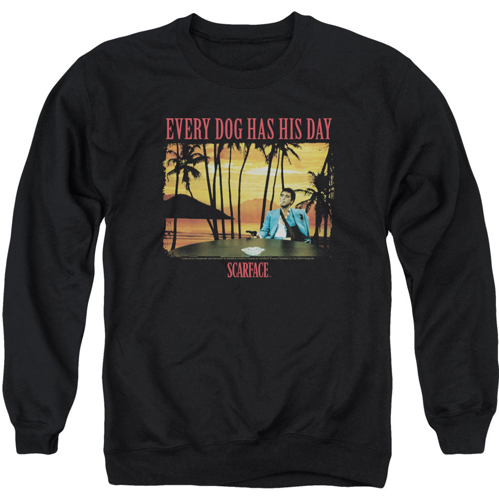 Scarface A Dog Day Adult Sweatshirt