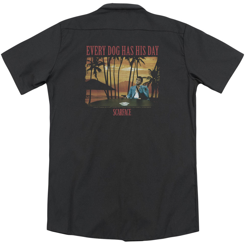 Scarface A Dog Day (Back Print) Workshirt