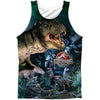 Dinos Gather 100% Poly Mens Tank