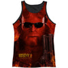 Big Red Black Back Mens Tank