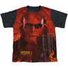 Big Red Youth Black Back 100% Poly Sublimation T-shirt