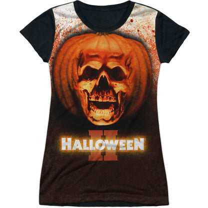 Pumpkin Skull Sublimation Junior Top