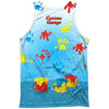 Paint All Over 100% Poly Front/Back Print Mens Tank