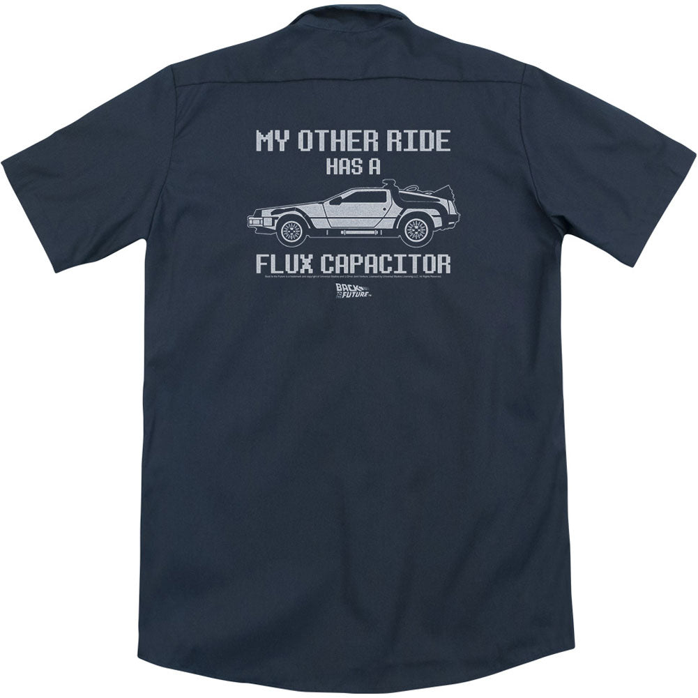 Back To The Future Other Ride (Back Print) Workshirt