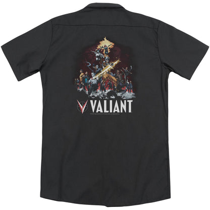 Valiant Fire It Up(Back Print) Workshirt